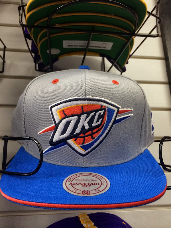 okc : oklahamo : city : thunder : snapback : tip off : mitchell and  title=