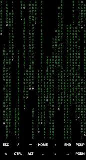 Cara menampilkan animasi cmatrix di termux