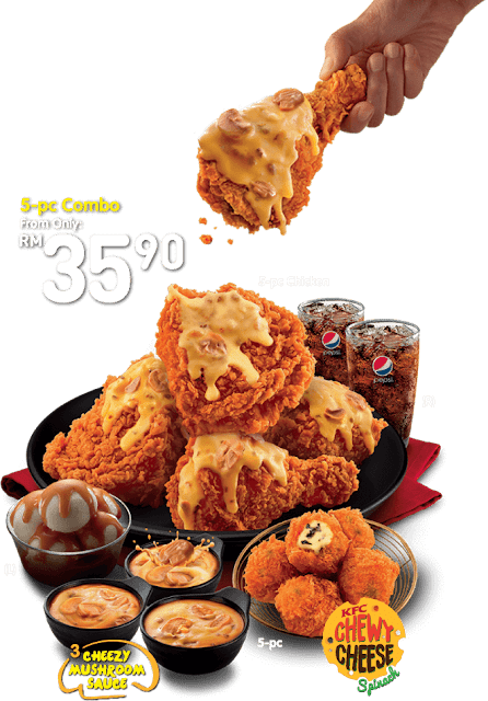 KFC Cheezy Mushroom Crunch