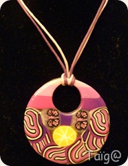 Pendentif donut cervelle - Mars 2010