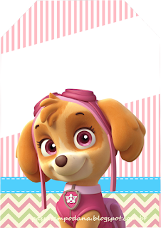 Paw Patrol for Girls, Free Printable Bookmarks.