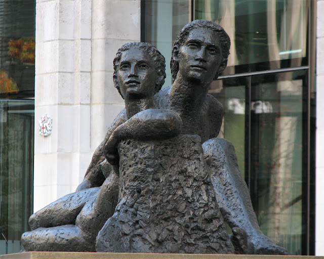 Beyond Tomorrow by Karin Jonzen, Guildhall Piazza, City of London, London