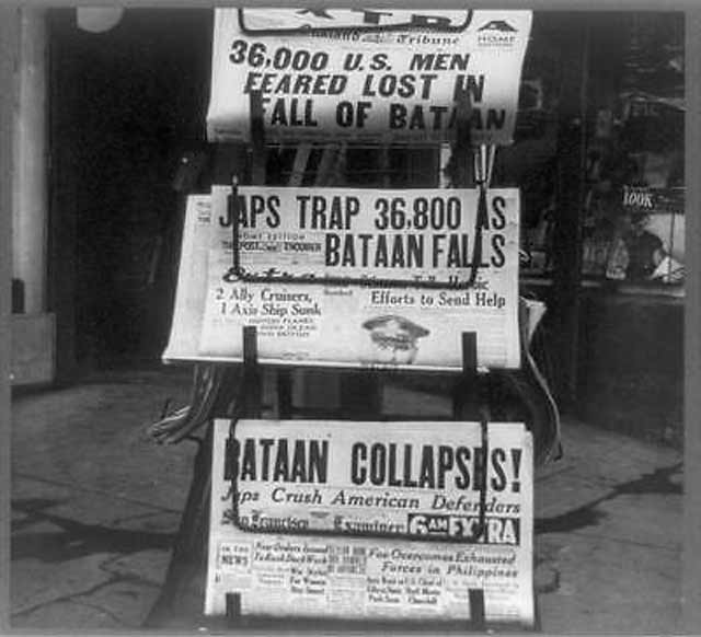 A California newsstand on 9 April 1942, worldwartwo.filminspector.com