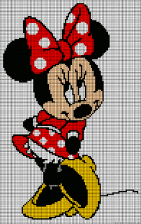 Topolina Disney -cross stich