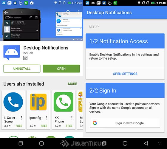 Cara Menampilkan Pesan Notifikasi Android Secara Langsung di PC Atau Laptop