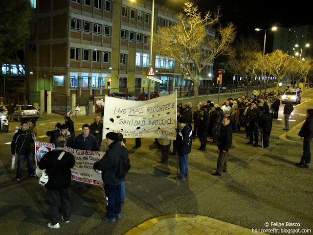 Protesta por las urgencias nocturnas del CAP Guineueta