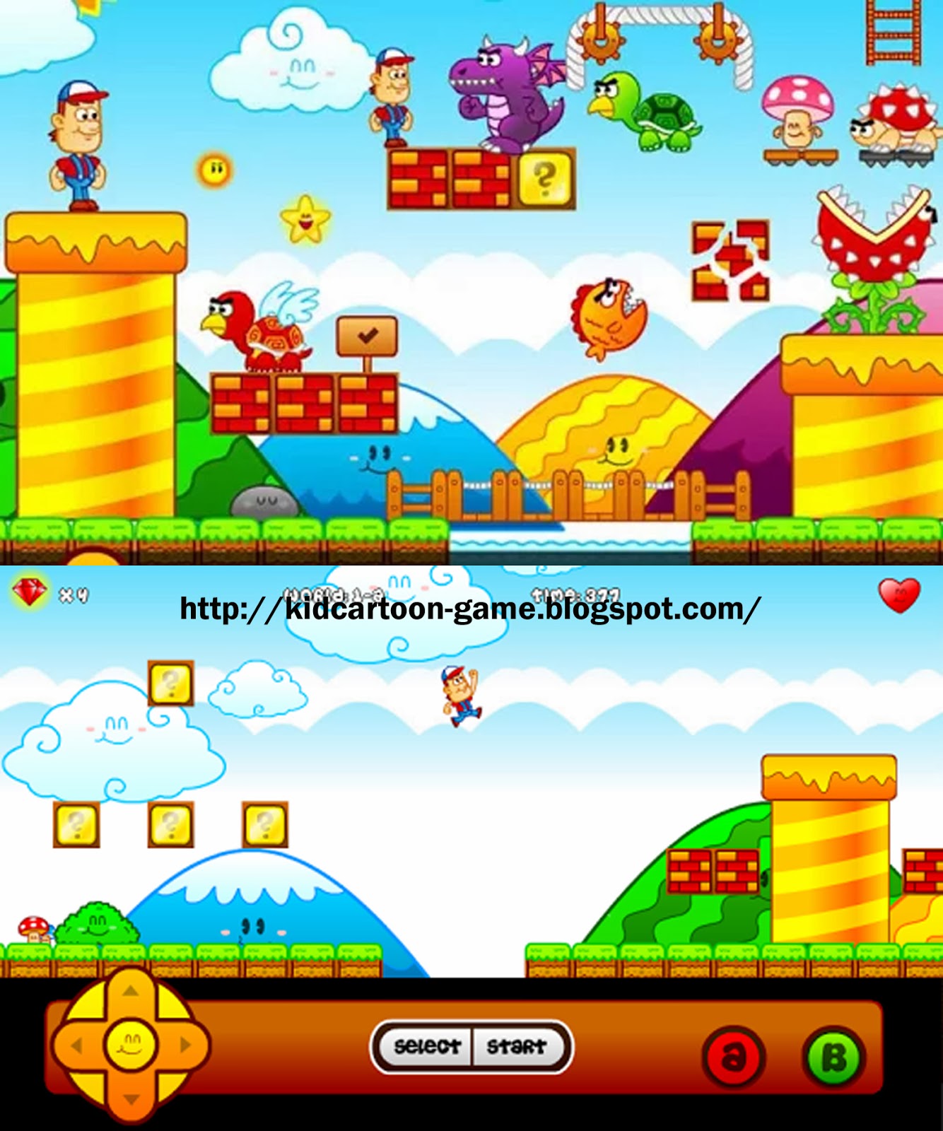 Free Games for Kids from Super Mario