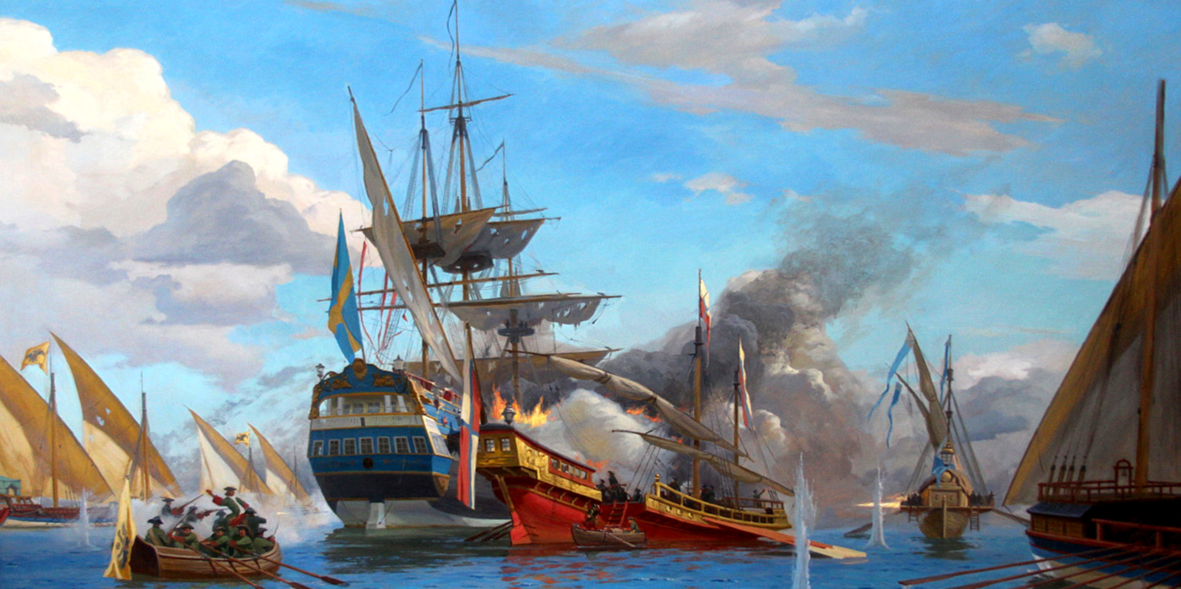 Сражения флота петра 1. Гангутское сражение 1714. Гангутское Морское сражение 1714. 1714 Сражение у мыса Гангут.
