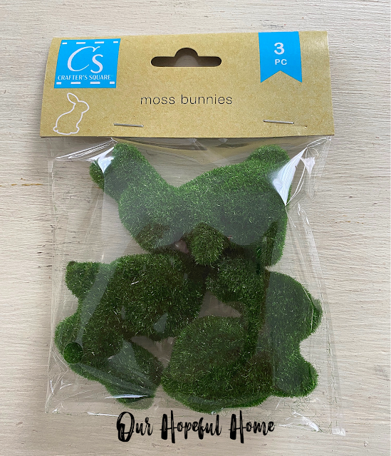Crafter's Square moss bunnies in package