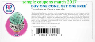 Baskin Robbins coupons march