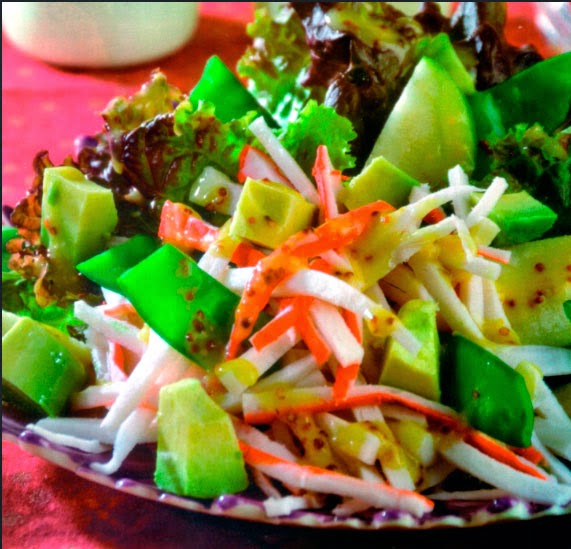 Ensalada de Manzana con Surimi