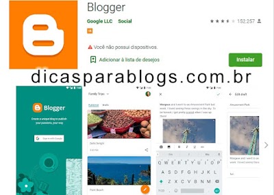 baixar app blogger para android no google play