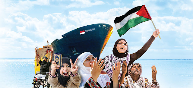 ALLAHUAKBAR!!! Kapal Kemanusiaan untuk Palestina Resmi Diberangkatkan