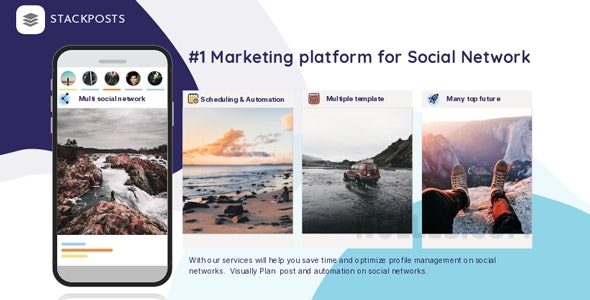 Stackposts v7.1.0 – Social Marketing Tool + Modulos