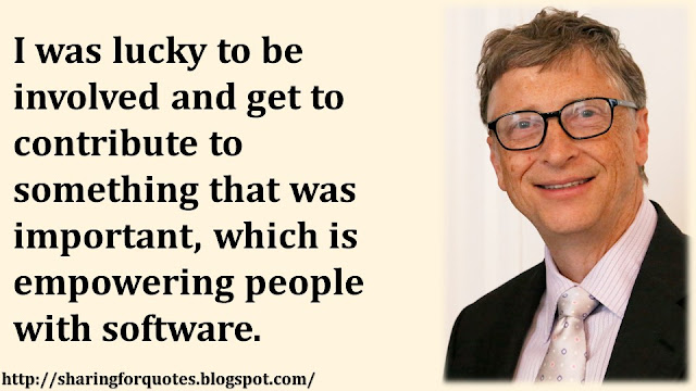 Bill Gates Inspirational Quotes in English - 01 | Sharing for Quotes