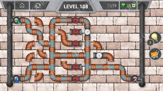 Pipeline [Classic] Level 108 Solution, Cheats, Walkthrough