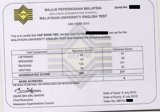 Contoh Soalan Muet Writing - Soalan l