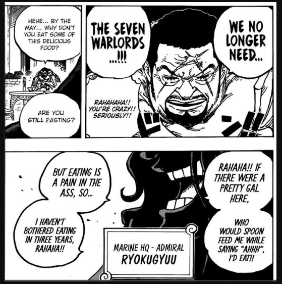 One Piece 1053 Spoiler: Knowing Admiral Ryokugyu's Power!