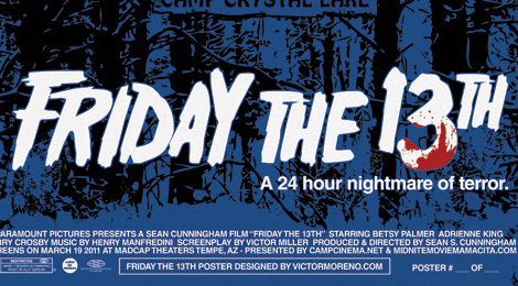 Friday the 13th 1980 Poster Created For MadCap Showing