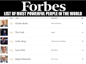 Despite negative media reports on EJK and other issues about President Rodrigo Roa Duterte, the president still gain positive response from people. On Forbes  Magazines list of Most Powerful People in the World, the 71 Years old Philippine President landed at # 70, and also included in 11 new personalities to be on the list.   Here are the full list of the World's Powerful People from Forbes Magazine:                               The 71-year-old Duterte, who was elected in May 2016, landed on the list barely six months after assuming power in July.       In related news, President Rodrigo Duterte maintains "very good" satisfaction ratings in  the latest Social Weather Stations (SWS)  Survey.   President Rodrigo Duterte maintained a “very good” net public satisfaction rating among Filipinos for the fourth quarter of 2016, according to the latest Social Weather Stations survey.  The result, first published on BusinessWorld Online, showed that the satisfaction rating of the President was placed at +63 dropping by  one point from to his  September rating  of +64.  77%  of the 1,500 adults who participated in the survey said they are satisfied with the performance of the president, 13 percent are not, while 10 percent are undecided.  The  “excellent” mark, despite his rating in the area went down by 11 points compared to the last survey,  came from Mindanao.  The President's popularity and positive reputation pursues him everywhere he goes. His recent visit to neighboring Asian countries has resulted to warm welcomes and positive outcome. Even though the mainstream media does not seem to lift a finger reporting positive things about Pres. Duterte, it is evident that the people-oriented leader always receive enormous following and warm welcomes.  Watch the clip of President Duterte's visit to Cambodia uploaded by Kuya Tulfo Trending News:   Except reports about "EJK", "kill list", and the President's war on drugs, it is not everyday that you can hear or read reports of his accomplishments, and yet, the truth always comes on the surface that President Duterte is well loved and respected because of his love for the country and the Filipino people.  ©2016 THOUGHTSKOTO