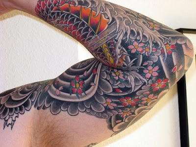 Japanese Sleeve Tattoo Design. Koi fish are an ever well-liked theme for 