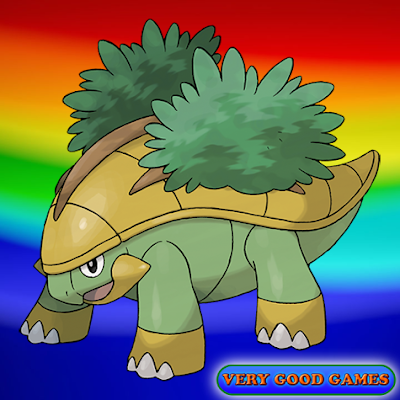 Grotle Pokemon - creatures of the fourth Generation, Gen IV in the mobile game Pokemon Go