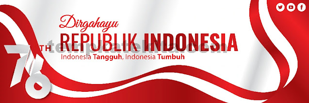 Spanduk HUT RI 76 : Banner 17 Agustus 2021 Coreldraw