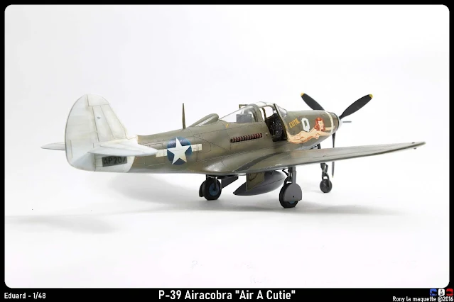 Maquette du P-400 Airacobra "Air A Cutie" d'Eduard au 1/48.