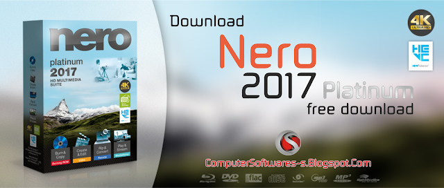 Nero 2017 Platinum v18 with Crack Full Version Free Download | Computer Software