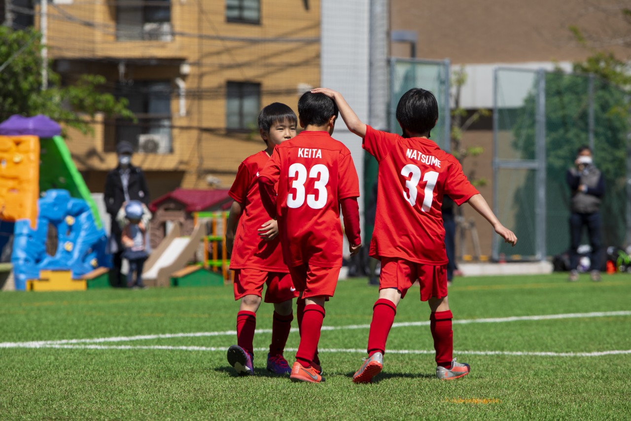 和田ブルドッグサッカークラブ 2年生 スマイルリーグ 4月10日 高島平多目的運動場