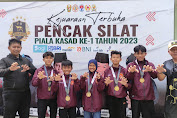 Tampil Gemilang, Kontingen Kodim 0605/Subang Sabet 5 Medali Emas Open Tournament Pencak Silat Piala Kasad