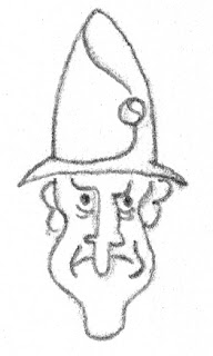 frowning elf like guy with tall hat