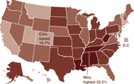 AP obesity map