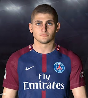 PES 2017 Faces Marco Verratti by Facemaker Ahmed El Shenawy