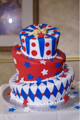 Red White And Blue Wedding