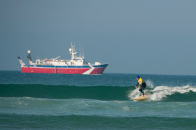 Surfing Watergate Bay Cornwall