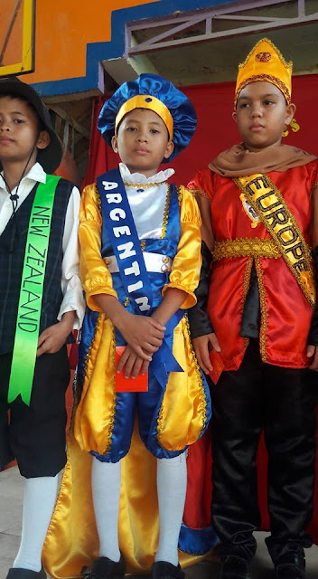 UNO Costumes from New Zealand, Argentina and Europe