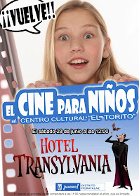 Cine para niños en "El Torito".