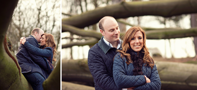 cute forest engagement session by STUDIO 1208