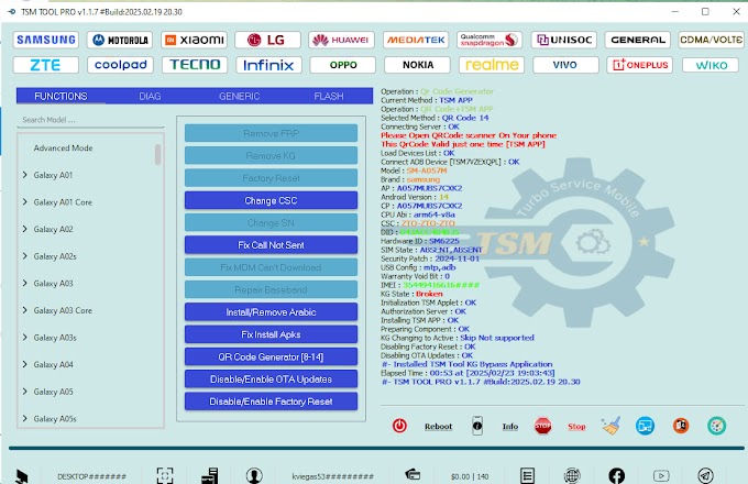 TurboServiceMobile V2.0.7 FRP+FactoryReset FREE Download