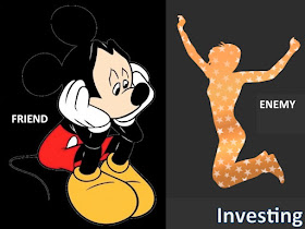 Graphic depicts a euphoric girl and a pessimistic mouse