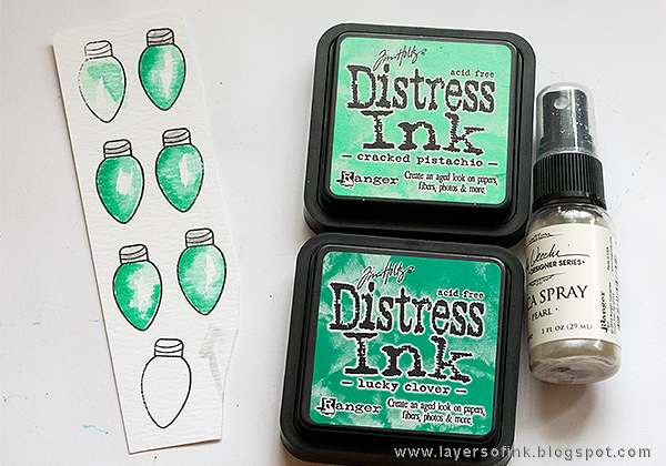 Layers of ink - Sparkly Santa Card Tutorial by Anna-Karin with Making Spirits Bright SSS products