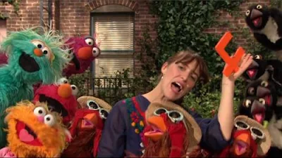 Sesame Street Episode 4264. Feist sings a spoof of her song 1-2-3-4 Muppets help her count.