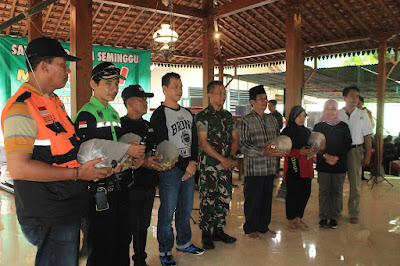 Wakapolres Bantul Hadiri Acara Masyarakat Perang Melawan Demam Berdarah Di Mangir Kidul Sendangsari Pajangan