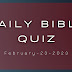 Daily Bible Quiz in Telegu (23-02-2023) | Daily bible quiz Questions and Answers