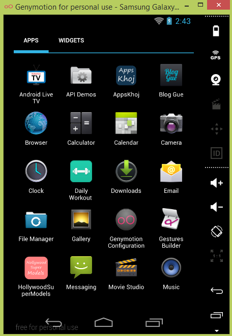 genymotion android emulator download images to gallery