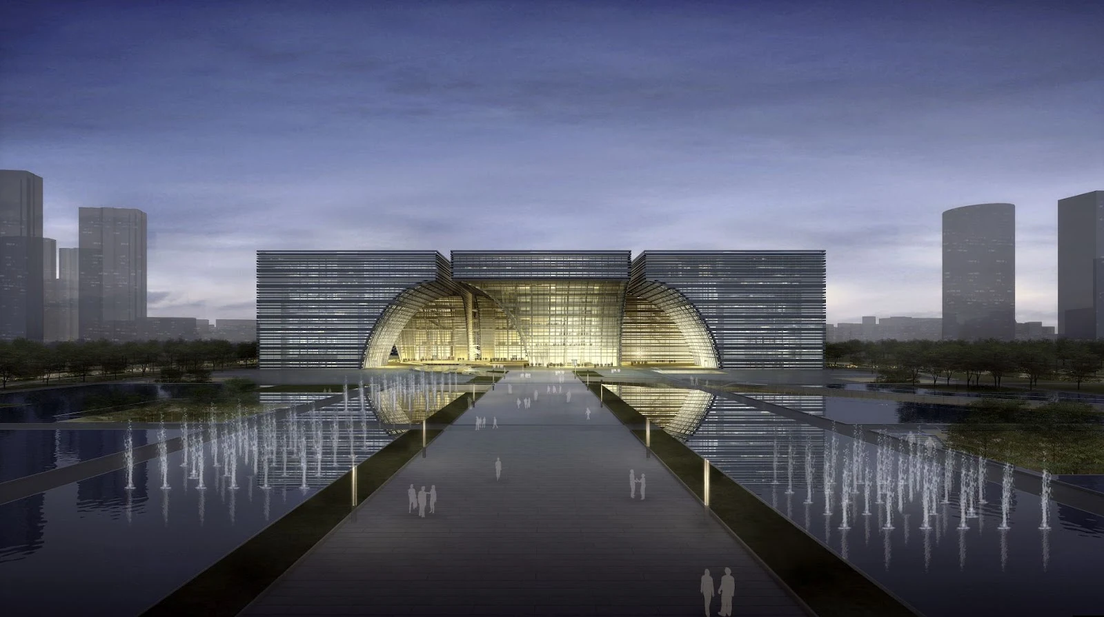 Changzhou Culture Center by gmp Architekten