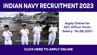 Indian Navy Recruitment 2023: Apply Online for 242 SSC Officer Posts