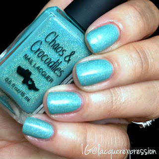swatch and review of Unicorn Symphony nail polish by Chaos and Crocodiles