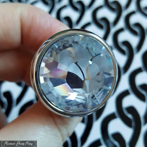 small Swarovski crystal lip gloss jewel